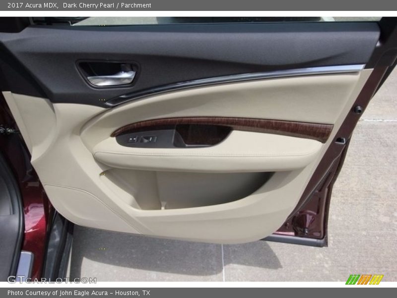 Dark Cherry Pearl / Parchment 2017 Acura MDX