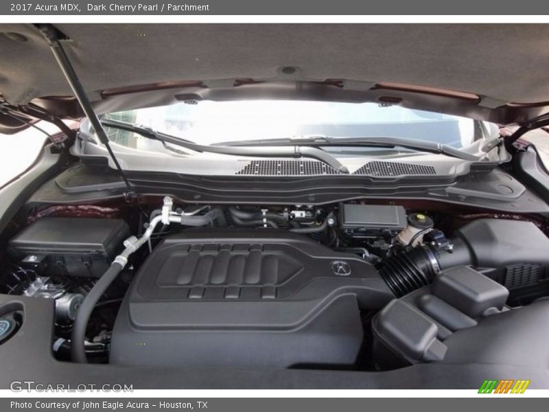 Dark Cherry Pearl / Parchment 2017 Acura MDX