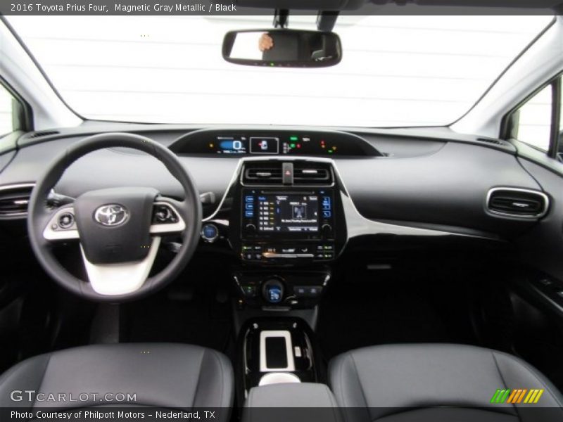 Magnetic Gray Metallic / Black 2016 Toyota Prius Four