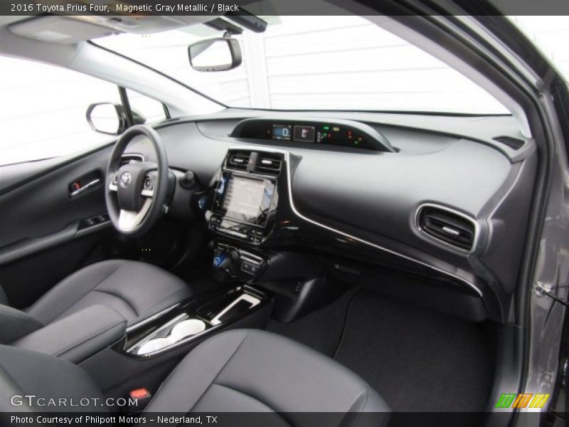 Magnetic Gray Metallic / Black 2016 Toyota Prius Four