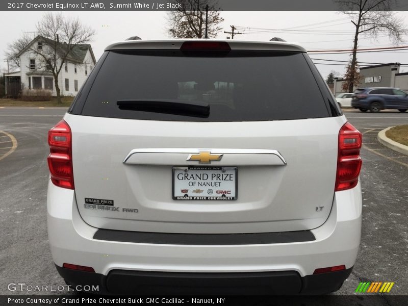 Summit White / Jet Black 2017 Chevrolet Equinox LT AWD