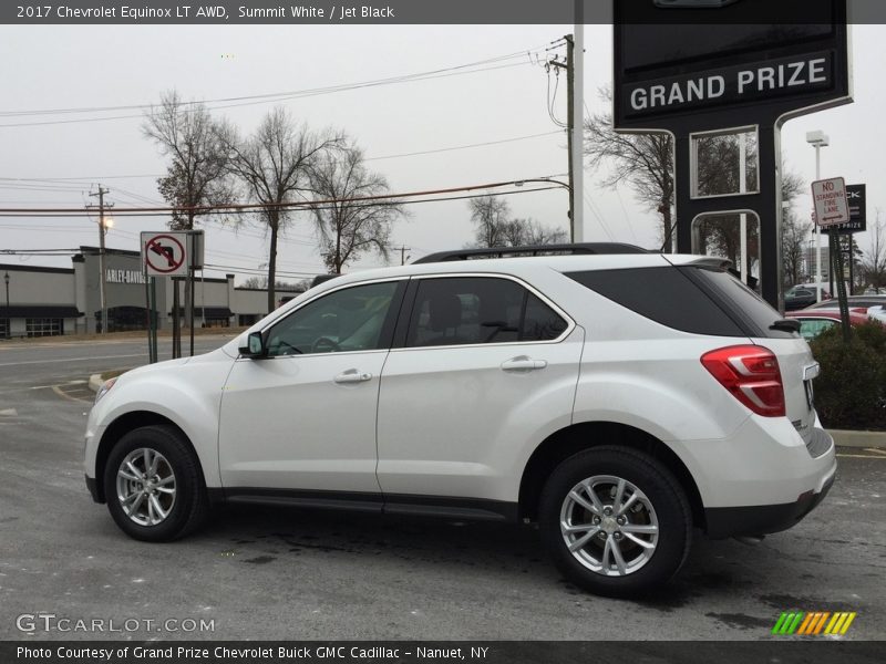 Summit White / Jet Black 2017 Chevrolet Equinox LT AWD
