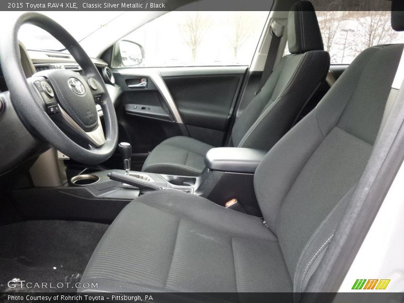 Classic Silver Metallic / Black 2015 Toyota RAV4 XLE