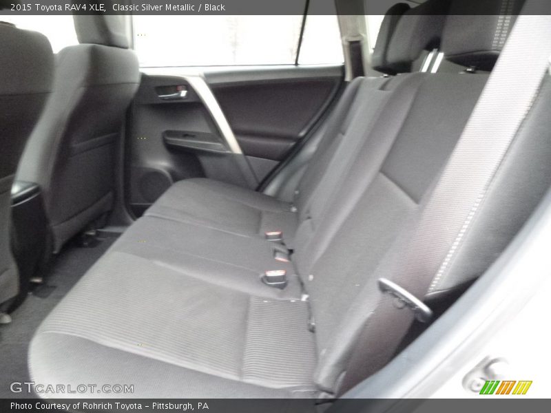 Classic Silver Metallic / Black 2015 Toyota RAV4 XLE