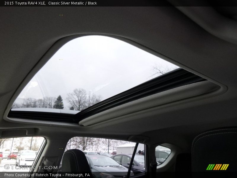 Classic Silver Metallic / Black 2015 Toyota RAV4 XLE