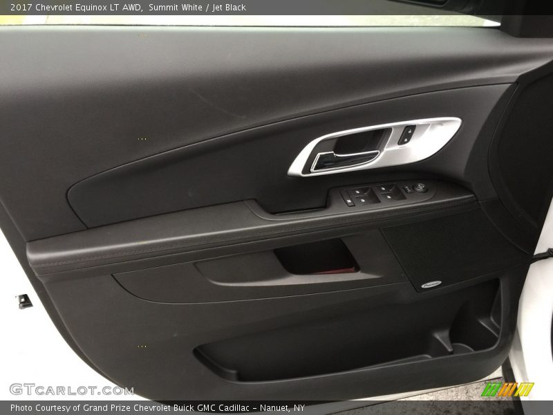 Summit White / Jet Black 2017 Chevrolet Equinox LT AWD