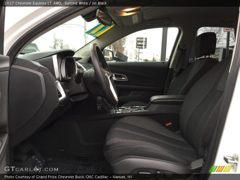 Summit White / Jet Black 2017 Chevrolet Equinox LT AWD
