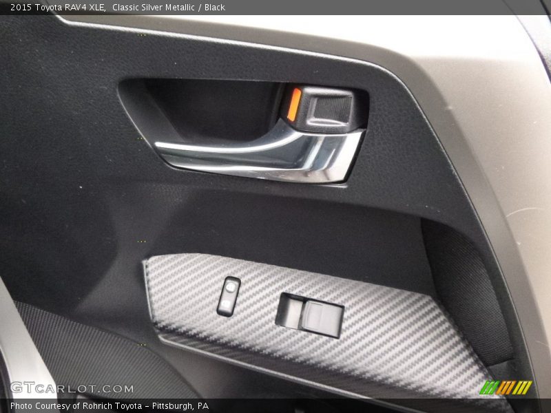 Classic Silver Metallic / Black 2015 Toyota RAV4 XLE