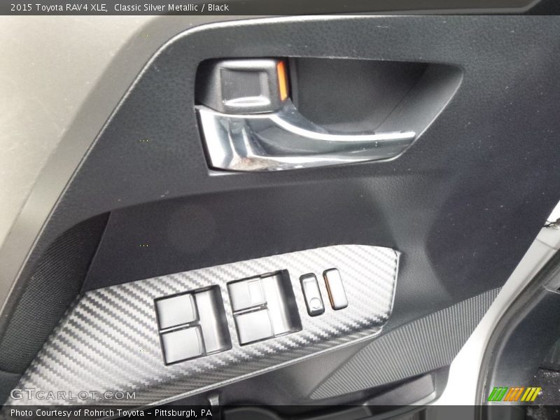 Classic Silver Metallic / Black 2015 Toyota RAV4 XLE