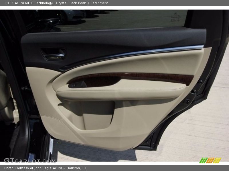 Crystal Black Pearl / Parchment 2017 Acura MDX Technology