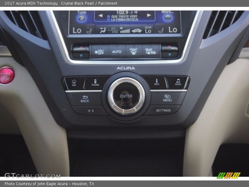 Crystal Black Pearl / Parchment 2017 Acura MDX Technology