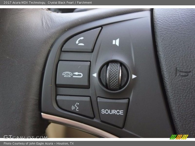 Crystal Black Pearl / Parchment 2017 Acura MDX Technology