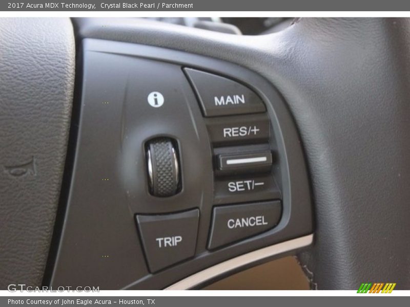 Crystal Black Pearl / Parchment 2017 Acura MDX Technology
