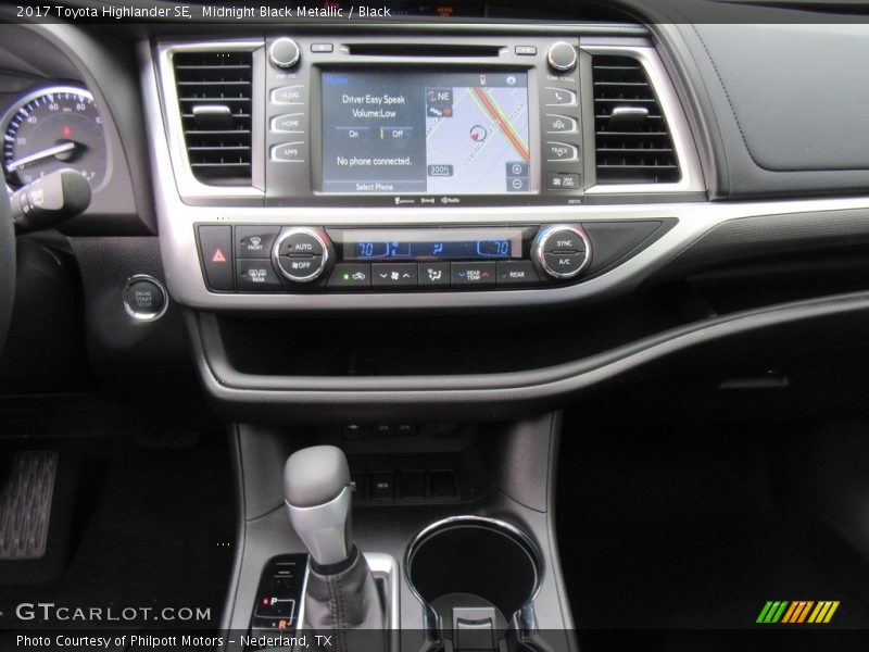 Controls of 2017 Highlander SE