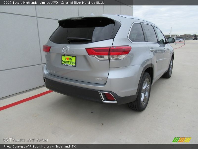 Celestial Silver Metallic / Black 2017 Toyota Highlander Limited AWD