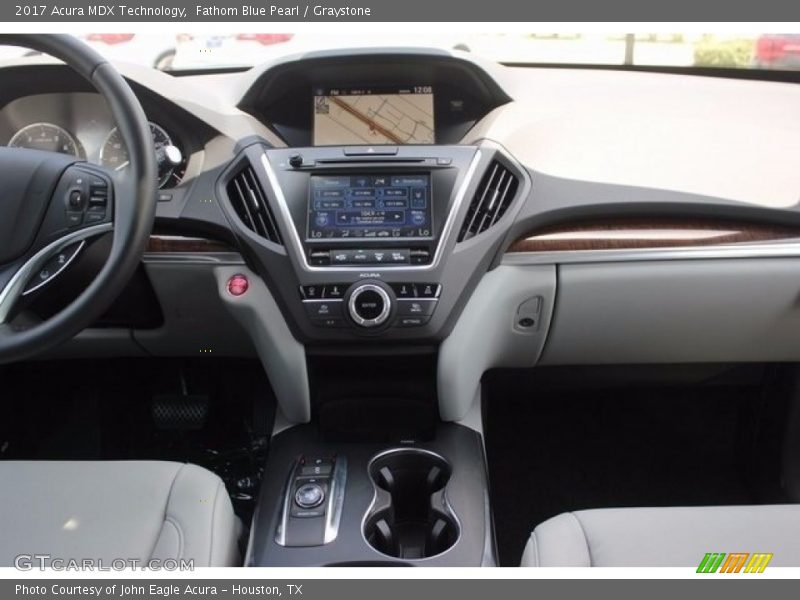 Fathom Blue Pearl / Graystone 2017 Acura MDX Technology