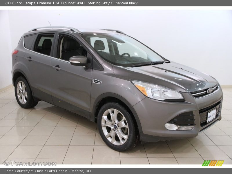 Sterling Gray / Charcoal Black 2014 Ford Escape Titanium 1.6L EcoBoost 4WD