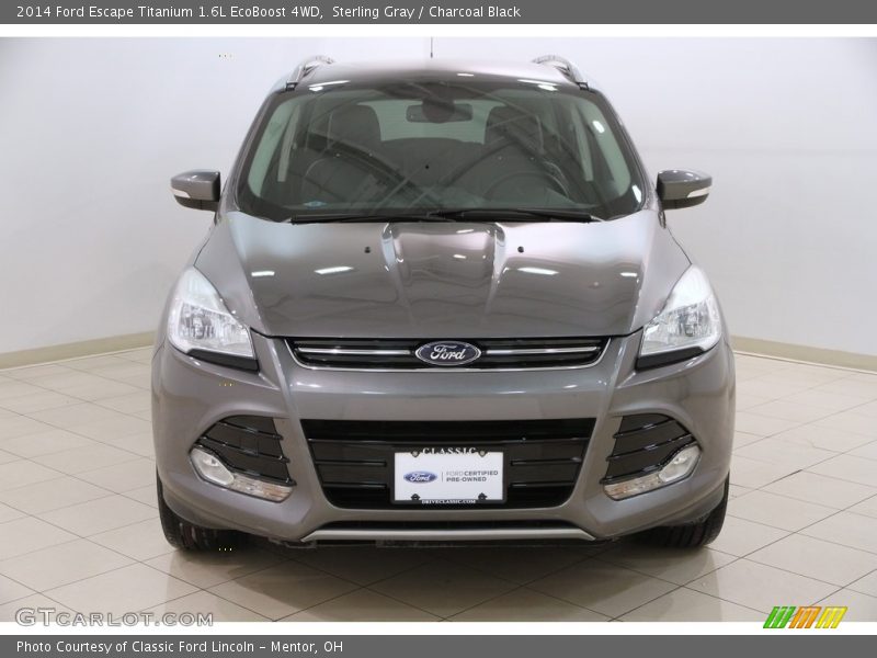 Sterling Gray / Charcoal Black 2014 Ford Escape Titanium 1.6L EcoBoost 4WD