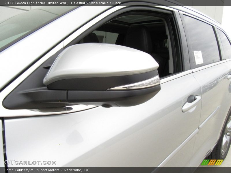 Celestial Silver Metallic / Black 2017 Toyota Highlander Limited AWD