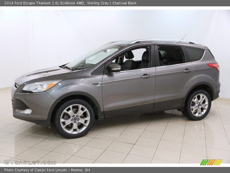 Sterling Gray / Charcoal Black 2014 Ford Escape Titanium 1.6L EcoBoost 4WD