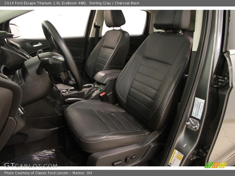 Sterling Gray / Charcoal Black 2014 Ford Escape Titanium 1.6L EcoBoost 4WD