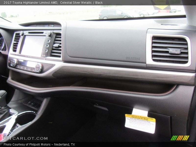 Celestial Silver Metallic / Black 2017 Toyota Highlander Limited AWD