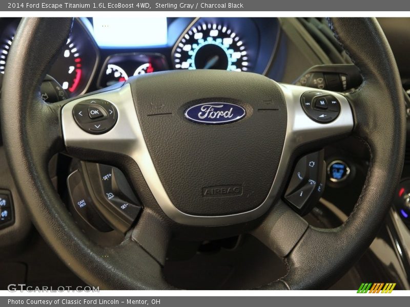Sterling Gray / Charcoal Black 2014 Ford Escape Titanium 1.6L EcoBoost 4WD