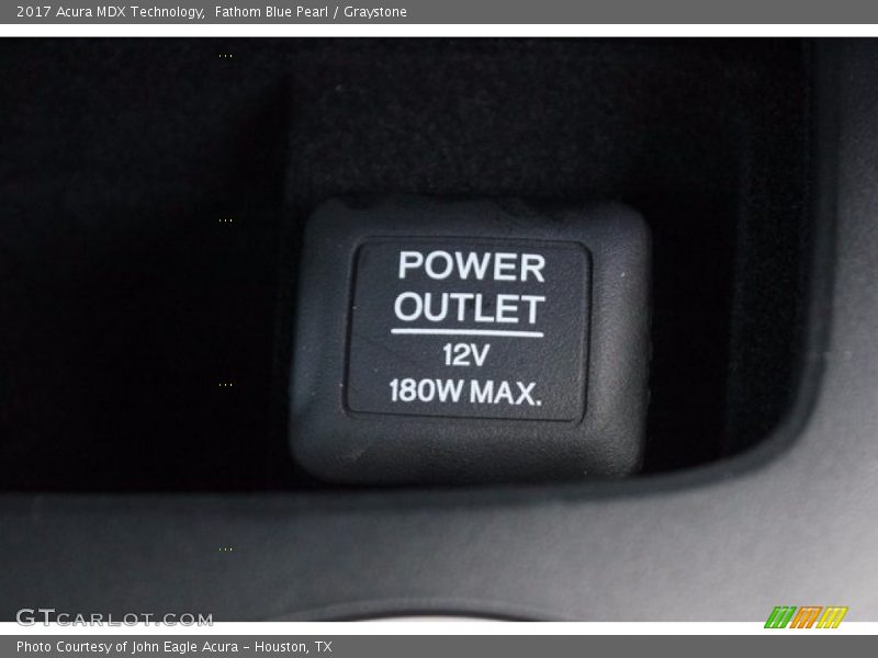 Fathom Blue Pearl / Graystone 2017 Acura MDX Technology