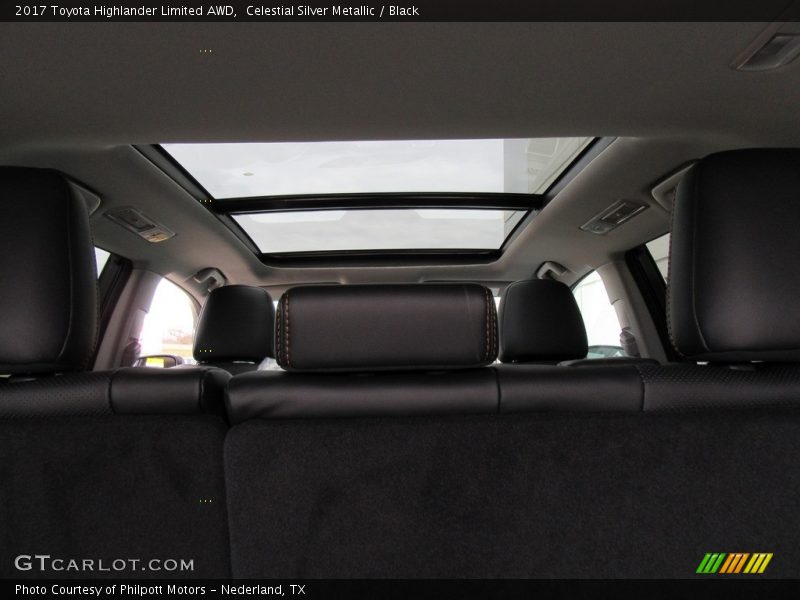 Celestial Silver Metallic / Black 2017 Toyota Highlander Limited AWD