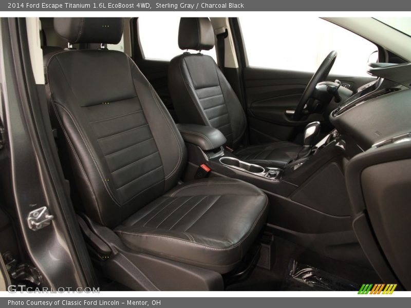 Sterling Gray / Charcoal Black 2014 Ford Escape Titanium 1.6L EcoBoost 4WD
