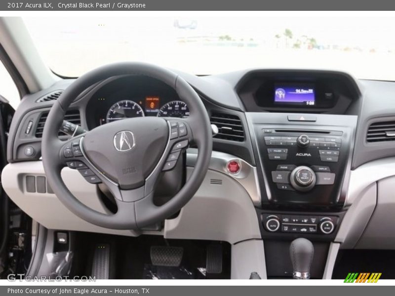 Crystal Black Pearl / Graystone 2017 Acura ILX