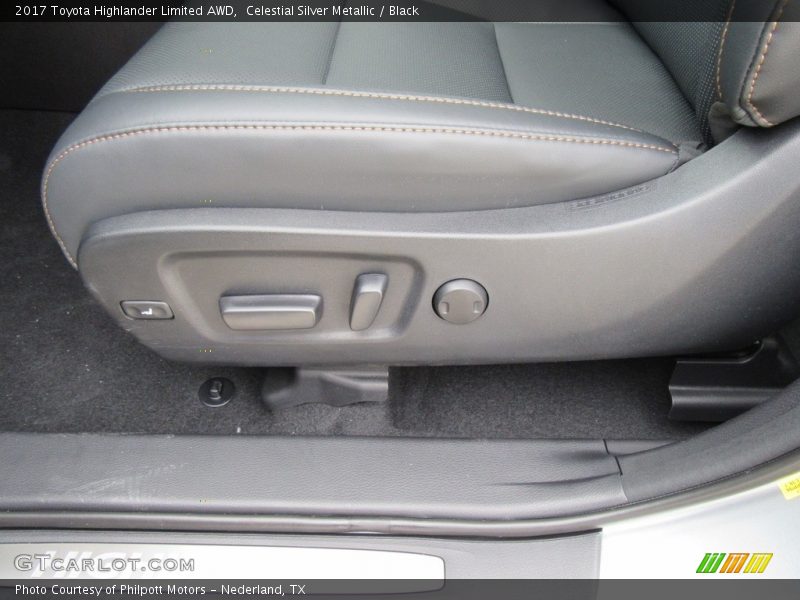 Front Seat of 2017 Highlander Limited AWD