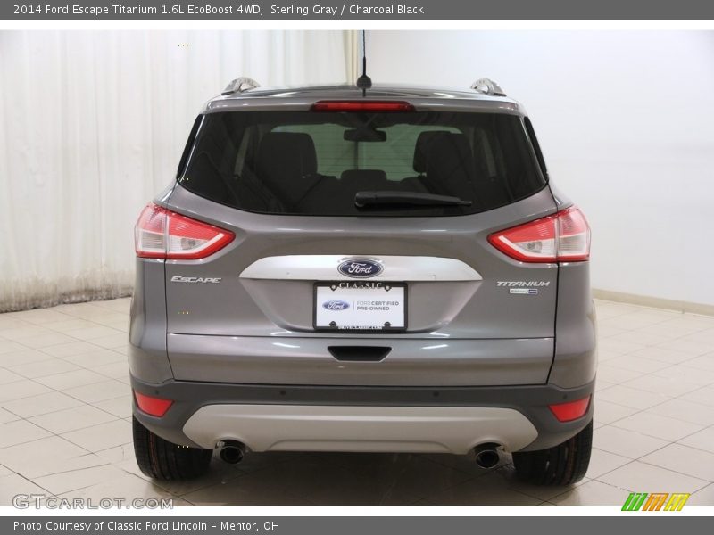 Sterling Gray / Charcoal Black 2014 Ford Escape Titanium 1.6L EcoBoost 4WD
