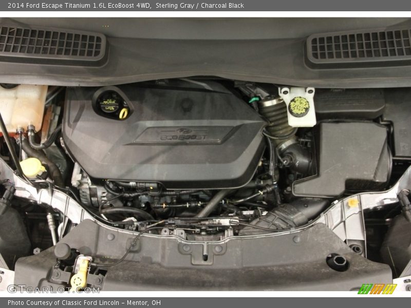 Sterling Gray / Charcoal Black 2014 Ford Escape Titanium 1.6L EcoBoost 4WD