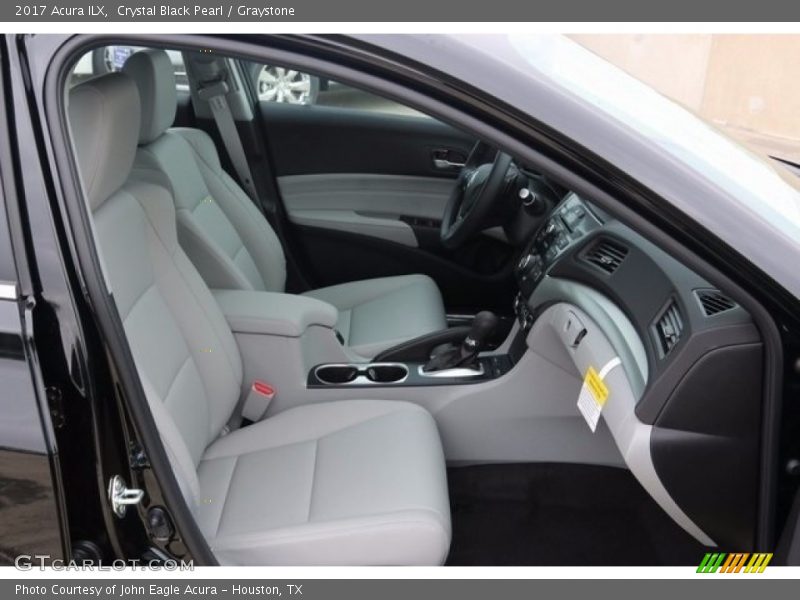 Crystal Black Pearl / Graystone 2017 Acura ILX