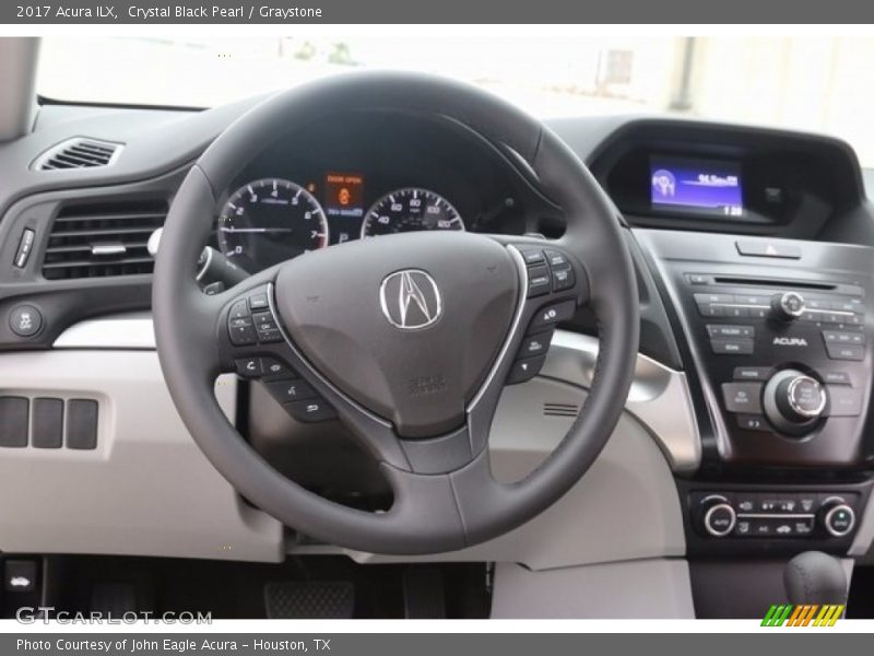 Crystal Black Pearl / Graystone 2017 Acura ILX