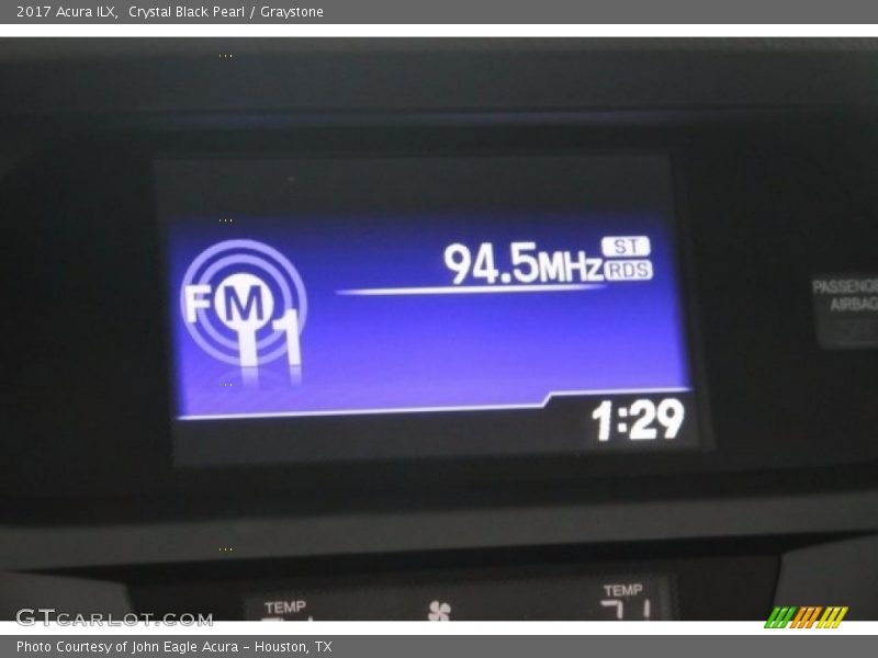 Crystal Black Pearl / Graystone 2017 Acura ILX
