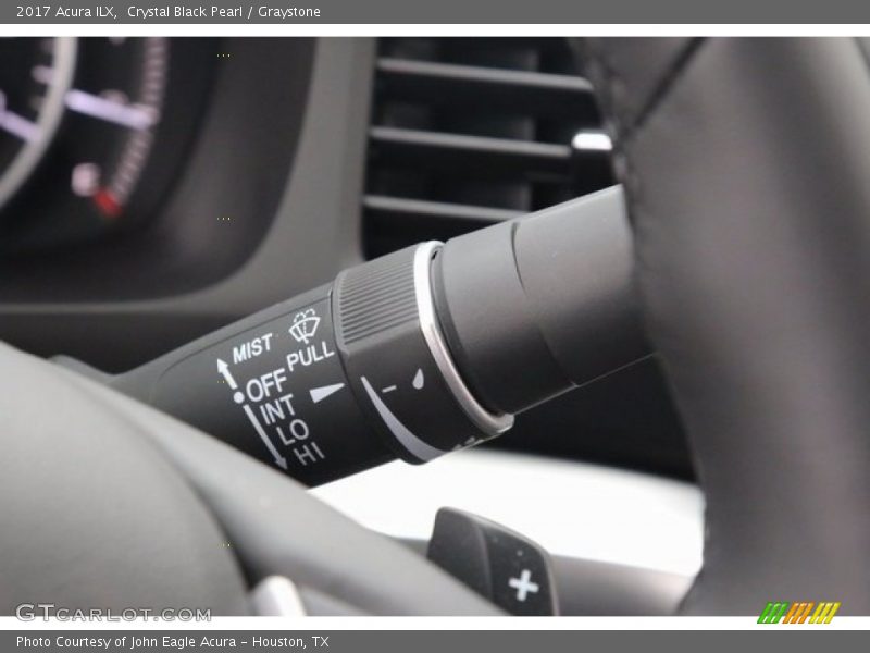 Crystal Black Pearl / Graystone 2017 Acura ILX