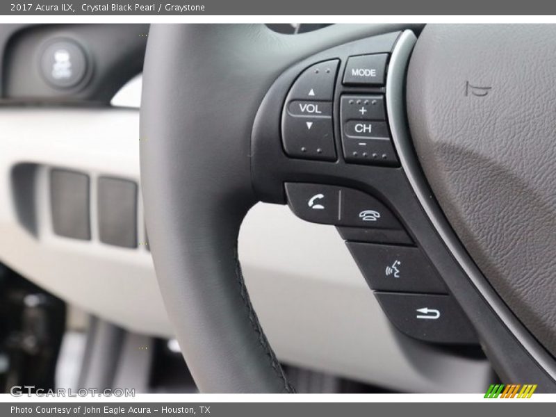 Crystal Black Pearl / Graystone 2017 Acura ILX