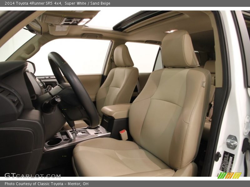 Super White / Sand Beige 2014 Toyota 4Runner SR5 4x4