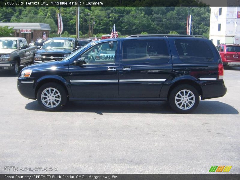 Ming Blue Metallic / Cashmere 2005 Buick Terraza CXL