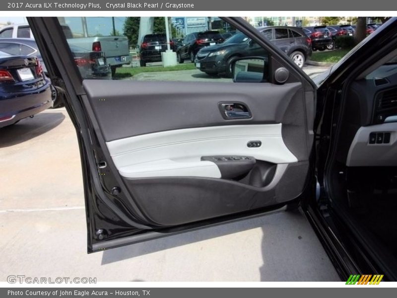 Crystal Black Pearl / Graystone 2017 Acura ILX Technology Plus