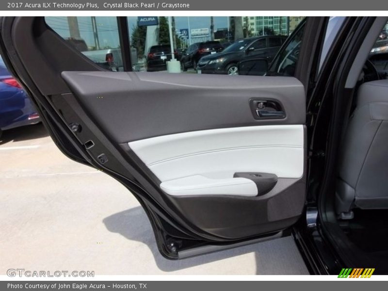 Crystal Black Pearl / Graystone 2017 Acura ILX Technology Plus