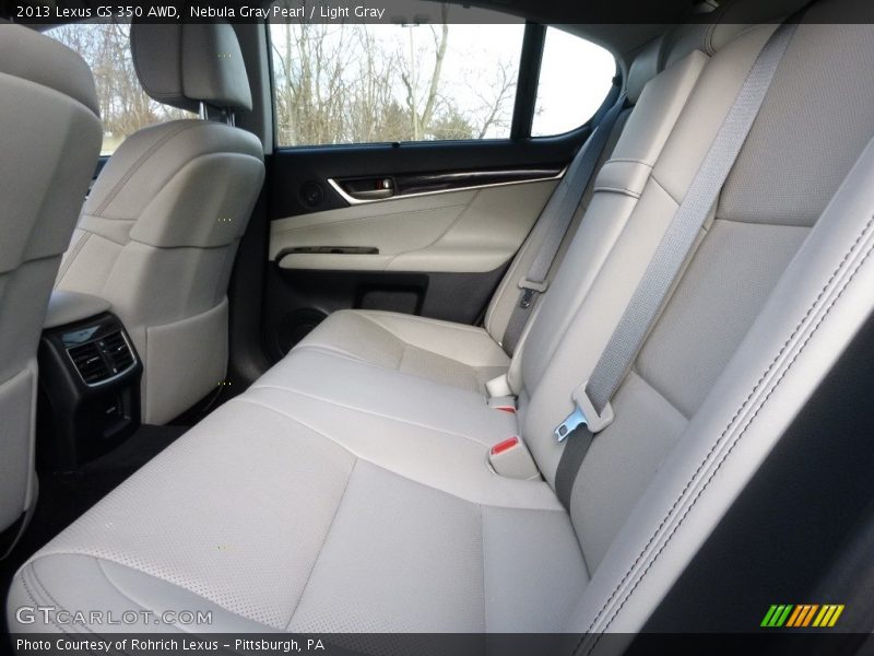 Nebula Gray Pearl / Light Gray 2013 Lexus GS 350 AWD