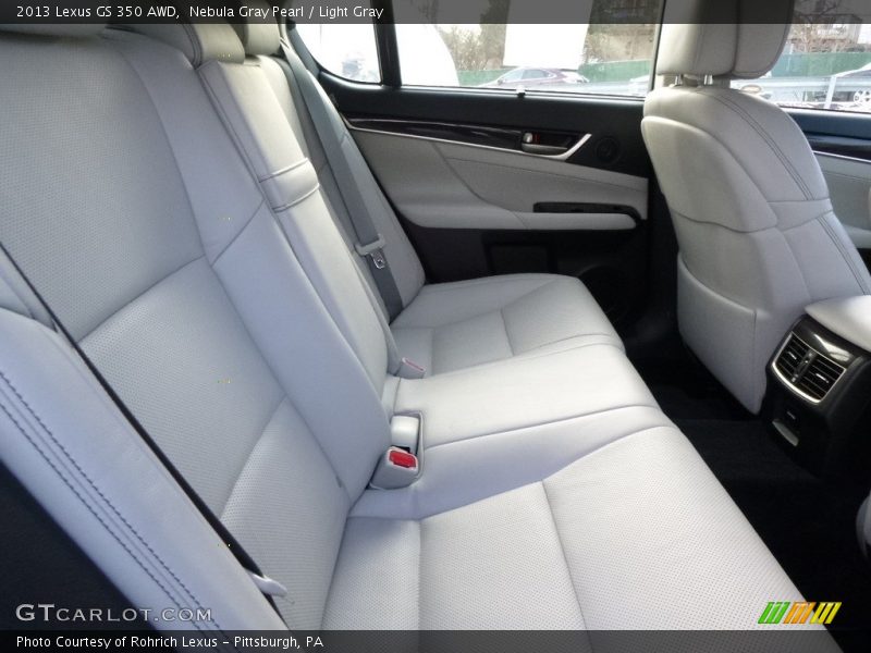 Nebula Gray Pearl / Light Gray 2013 Lexus GS 350 AWD