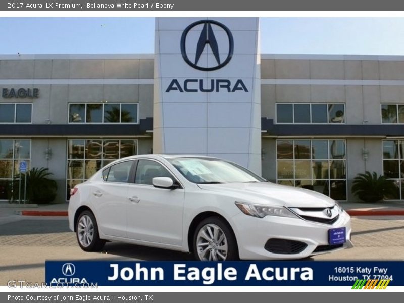 Bellanova White Pearl / Ebony 2017 Acura ILX Premium