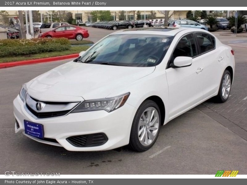 Bellanova White Pearl / Ebony 2017 Acura ILX Premium