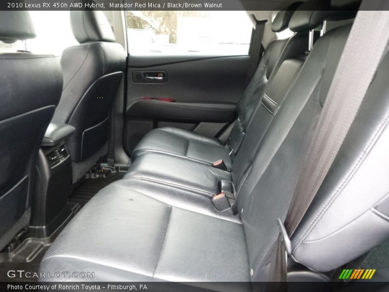 Matador Red Mica / Black/Brown Walnut 2010 Lexus RX 450h AWD Hybrid