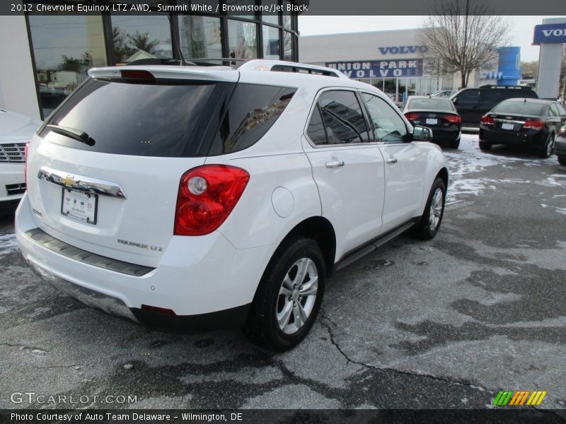 Summit White / Brownstone/Jet Black 2012 Chevrolet Equinox LTZ AWD
