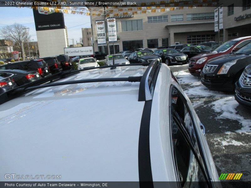 Summit White / Brownstone/Jet Black 2012 Chevrolet Equinox LTZ AWD